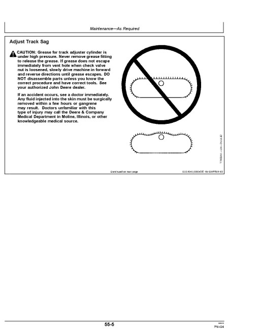 John Deere 655C and 755C Crawler Loaders Operators Manual (OMT181139)