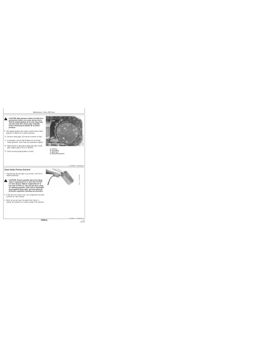 John Deere 110 Crawler Excavators Operators Manual (OMT185531)