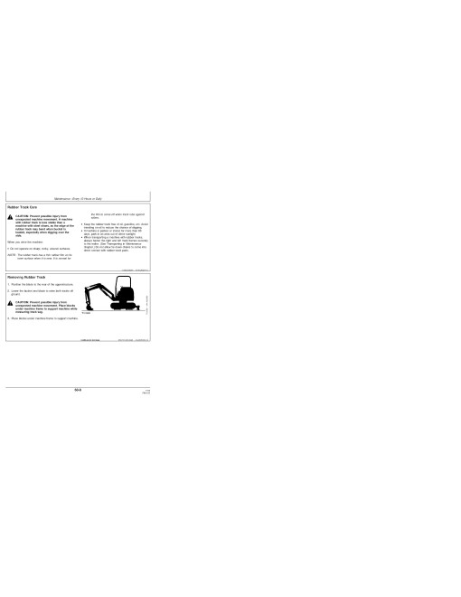 John Deere 17ZTS Compact Excavators Operators Manual (OMT185582)
