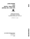 John Deere 1010 Wheel Tractors (SN: from 031001) (North America) Operators Manual (OMT18594)