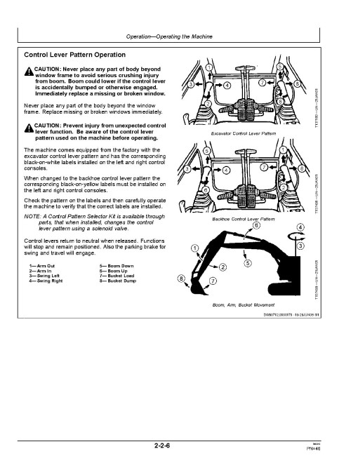 John Deere 450CLC Crawler Excavators Operators Manual (OMT187112)