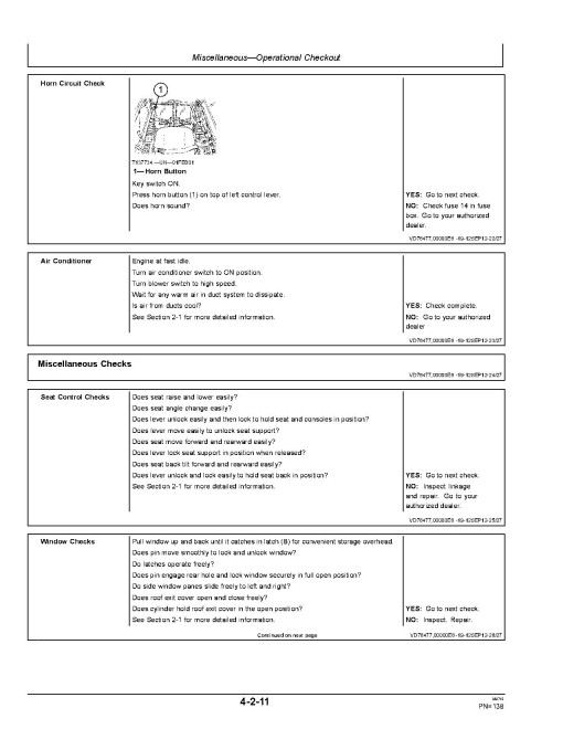 John Deere 120C and 160CLC Crawler Excavators Operators Manual (OMT188255)