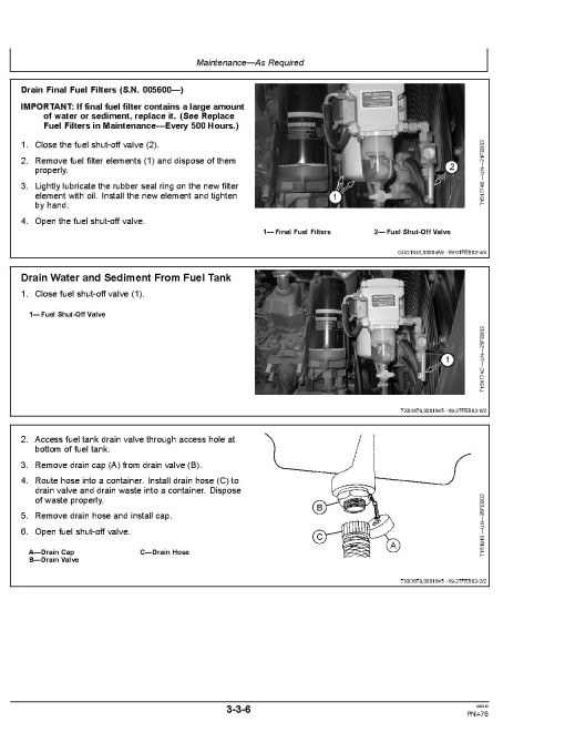 John Deere 1050C Crawler Dozers Operators Manual (OMT190710)
