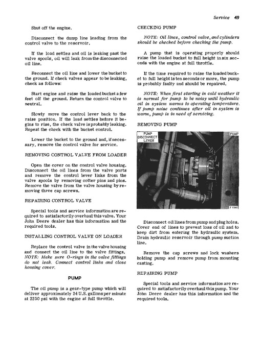John Deere 2010 Crawler Loaders (SN: from 42001) Operators Manual (OMT19257)