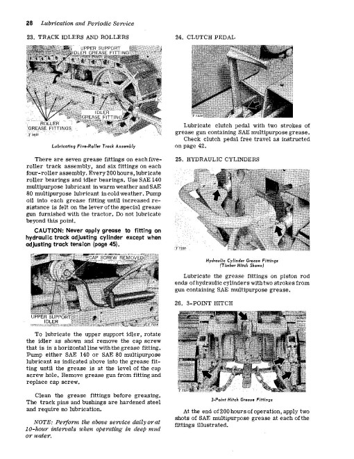 John Deere 1010 Diesel and Gasoline Crawler Tractors (SN: from 42001) Operators Manual (OMT19258)