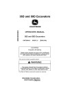 John Deere 35D and 50D Compact Excavators Operators Manual (OMT209413)