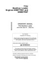 John Deere 710J Backhoe Loaders with 6068TT061 and 6068DT067 Engines Operators Manual (OMT211052)