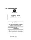 John Deere 410J Backhoe Loaders Operators Manual (OMT211053)
