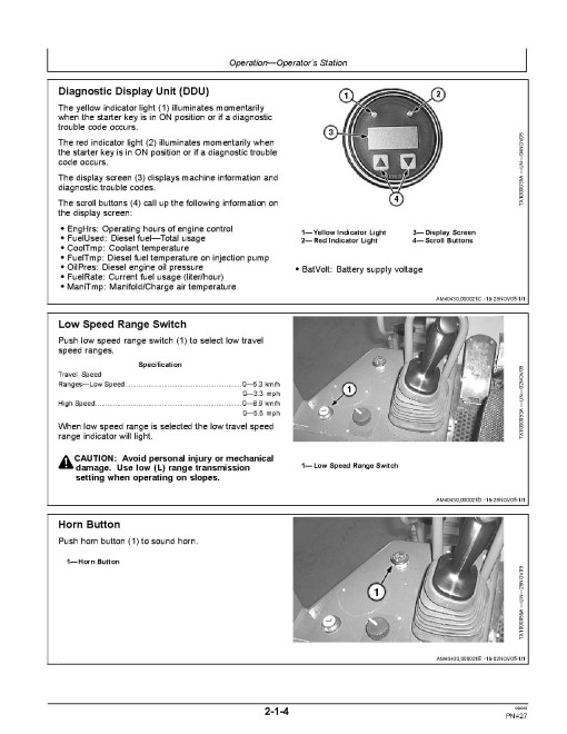 John Deere 605C Crawler Loaders Operators Manual (OMT217598)