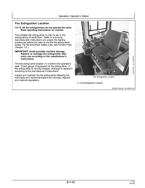 John Deere 605C Crawler Loaders Operators Manual (OMT217598)