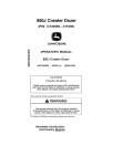 John Deere 850J Crawler Dozers (SN: D130886 - 311988) Operators Manual (OMT224252)