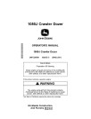 John Deere 1050J Crawler Dozers Operators Manual (OMT226581)