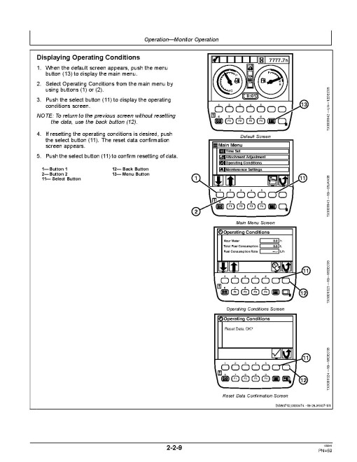 John Deere 200D and 200DLC Crawler Excavators Operators Manual (OMT226908)