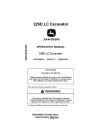 John Deere 225DLC Crawler Excavators Operators Manual (OMT226914)