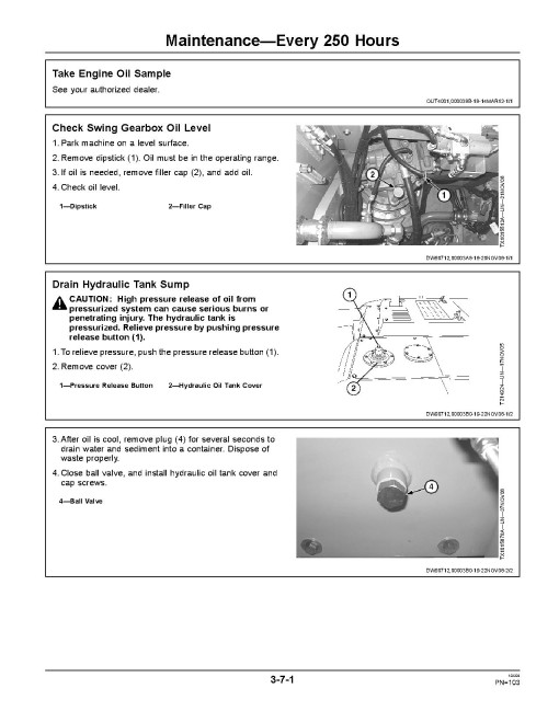 John Deere 225DLC Crawler Excavators Operators Manual (OMT226914)