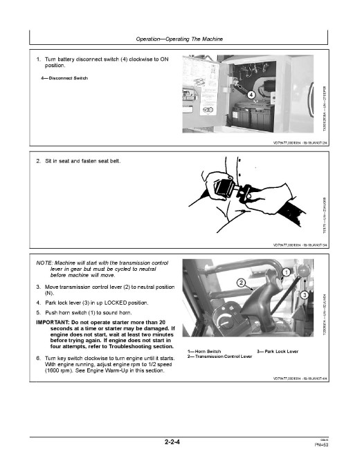 John Deere 700J Crawler Dozers (SN: from 139436) Operators Manual (OMT227267)