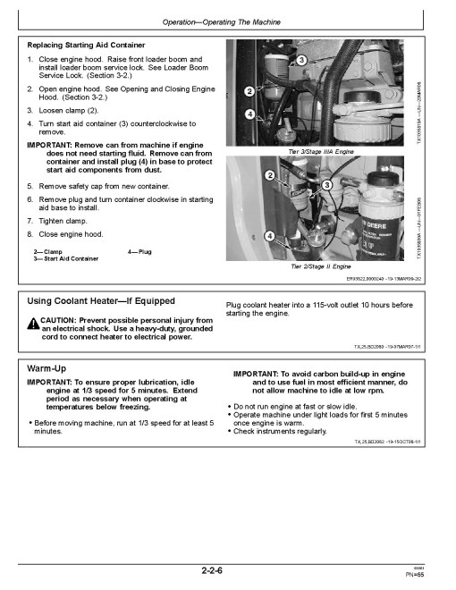 John Deere 315SJ Backhoe Loaders with 4045HT054 and 4045TT094 Engines Operators Manual (OMT228609)