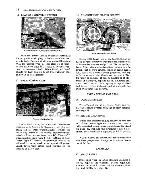 John Deere 450 (JD450) Crawler Loaders Operators Manual (OMT23810)