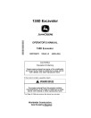 John Deere 135D Crawler Excavators Operators Manual (OMT239673)