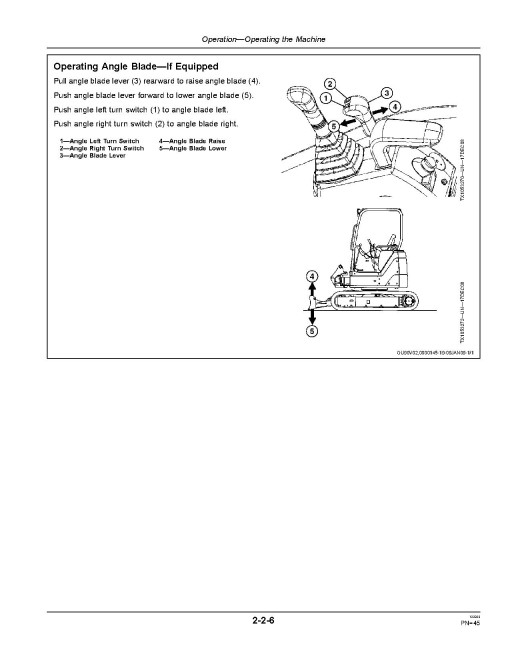 John Deere 60D Compact Excavators Operators Manual (OMT244925)