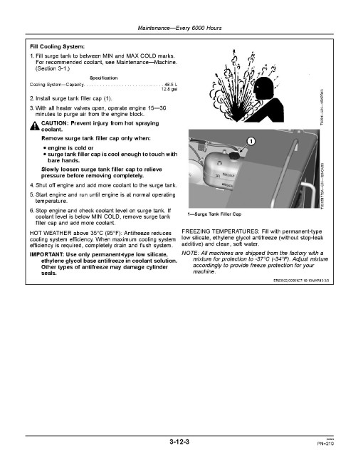 John Deere 770G, 770GP, 772G, 772GP Motor Graders w.6090HDW01, 6090HDW04 Engines, (SN.from 634754) Operators Manual (OMT278207)