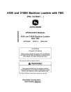John Deere 310SK and 410K (SN from E 219607) iT4/S3B, with TMC, Backhoe Loaders Operators Manual (OMT281951)