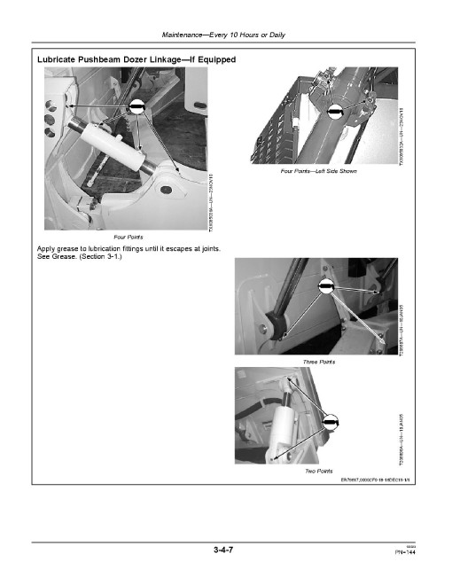 John Deere 850K Crawler Dozers (SN: E178122 - 271265) Operators Manual (OMT284161)