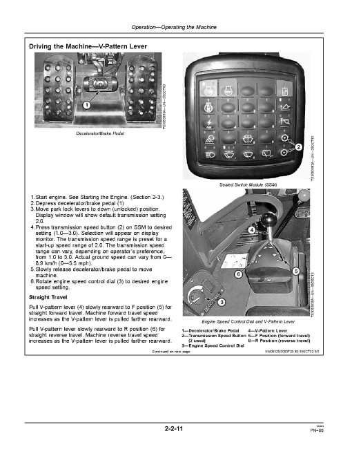John Deere 605K Crawler Loaders (PIN: from 1T0605KX_ _E237629) Operators Manual (OMT287395)