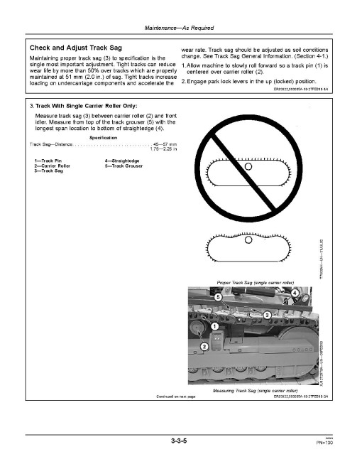 John Deere 700K Crawler Dozers (SN: E217278 - 275435) Operators Manual (OMT288306)