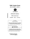 John Deere 750K Crawler Dozers (SN: E216966 - 270478) Operators Manual (OMT298956)