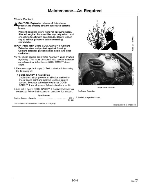 John Deere 315SK (SN from C219607, D229820) Backhoe Loaders Operators Manual (OMT305682)