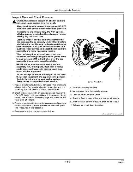 John Deere 310K (SN from C219607, D219607) Backhoe Loaders Operators Manual (OMT305688)