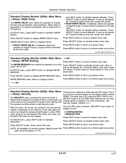 John Deere 310SK (SN from C219607, D219607) Backhoe Loaders Operators Manual (OMT305690)