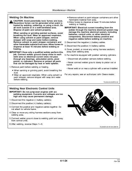 John Deere 310K EP (PIN from 1T0310EK_ _G219607) Backhoe Loaders Operators Manual (OMT305695)