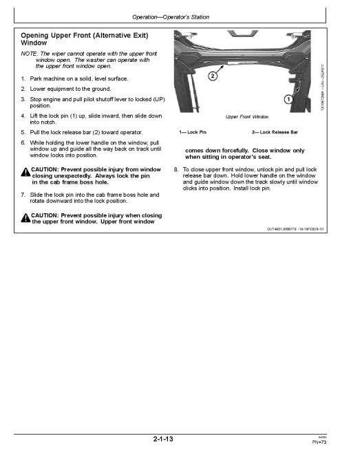 John Deere 380GLC Crawler Excavators (SN. from E900001) Operators Manual (OMT310294)