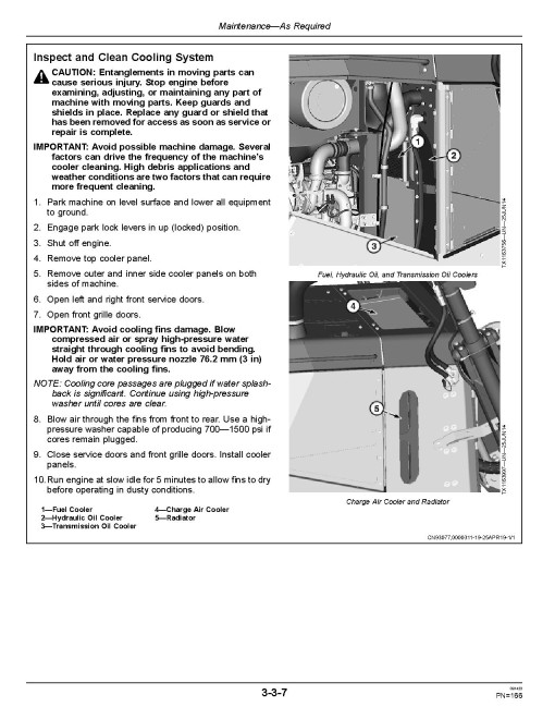 John Deere 1050K Crawler Dozers (SN. from F268234) Operators Manual (OMT312911X19)