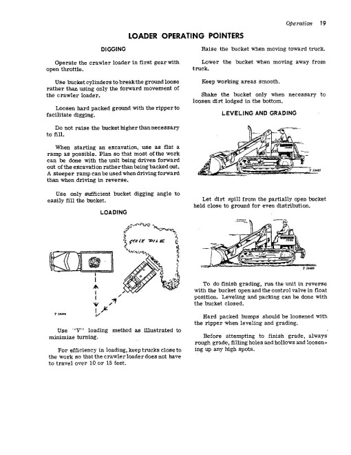John Deere JD350 Crawler Dozers, JD350 Crawler Loaders and JD350 Crawler Tractors Operators Manual (OMT32423)