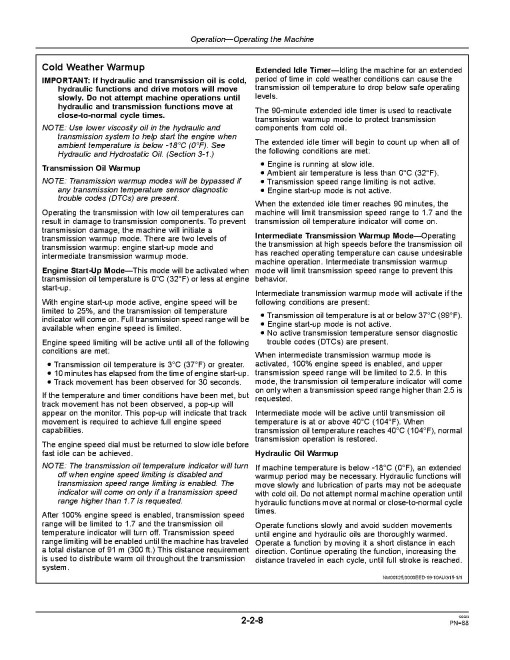 John Deere 655K Crawler Loaders (SN: E233169 - 339206) Operators Manual (OMT327049)