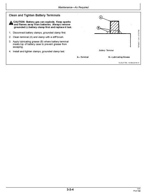 John Deere 210G and 210GLC Crawler Excavators (SN. from C520001, D520001), PIN prefix 1F9, Operators Manual (OMT338163X19)