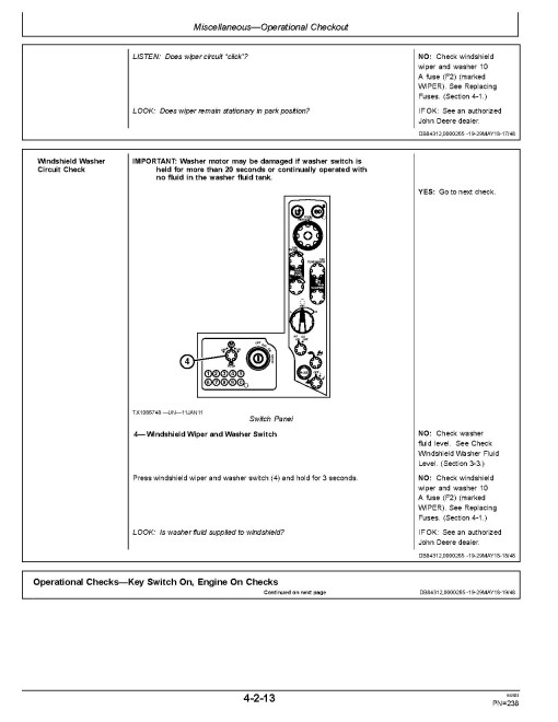 John Deere 210G and 210GLC Crawler Excavators (SN. from C520001, D520001), PIN prefix 1F9, Operators Manual (OMT338163X19)
