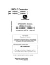 John Deere 250GLC Crawler Excavators (SN.from C608001, D608001), PIN prefix 1F9, Operators Manual (OMT338170X19)