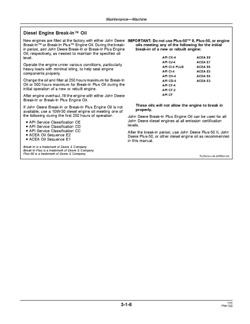 John Deere 870G, 870GP, 872G and 872GP Motor Graders (SN. from C656729, D656729) Operators Manual (OMT342550)