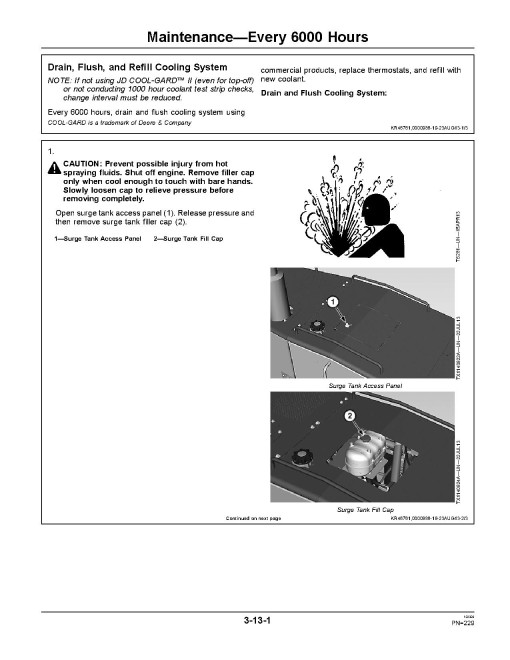 John Deere 870G, 870GP, 872G and 872GP Motor Graders (SN. from C656729, D656729) Operators Manual (OMT342550)