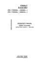 John Deere E300LC Crawler Excavators (Gen A, SN. from C600002, D600014) Operators Manual (OMT347755X19)