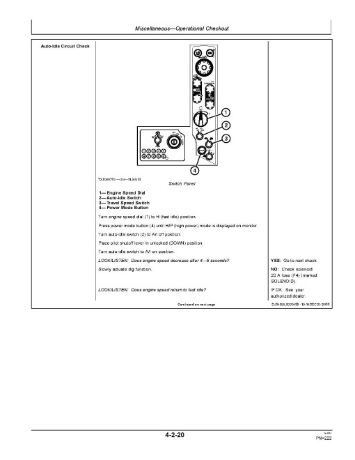 John Deere 160GLC (SN.from D055001), 180GLC (SN.from D020001), PIN prefix 1F9, Crawler Excavators Operators Manual (OMT352706X019)