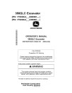 John Deere 350GLC Crawler Excavators (SN. from C808001, D808001), PIN prefix 1F9, Operators Manual (OMT352707X019)