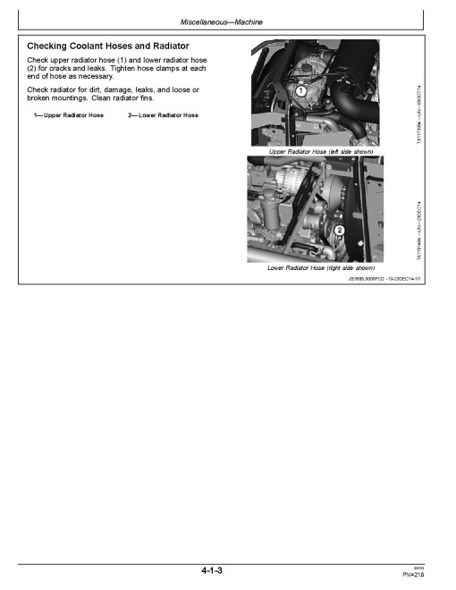 John Deere 410L (PIN: 1T0410LX_ _C273920-390995, D273920-390995) Backhoe Loaders Operators Manual (OMT357556X19)