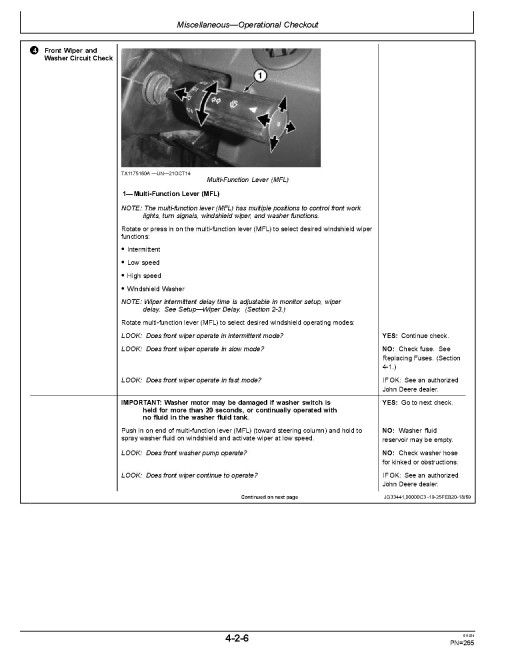 John Deere 315SL (PIN: 1T0315SL_ _C273920-390995; D273920-390995) and 325SL Backhoe Loaders Operators Manual (OMT357608X19)
