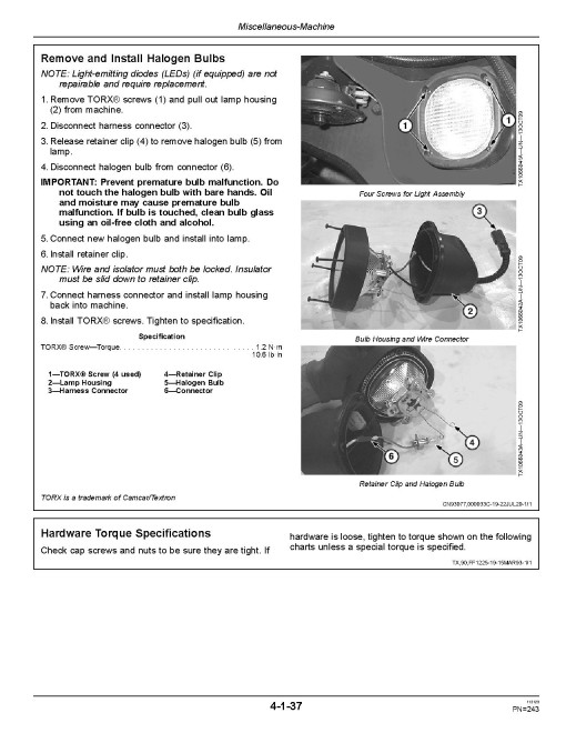 John Deere 710L Backhoe Loaders (SN: F294268-390995) Operators Manual (OMT362654X19)