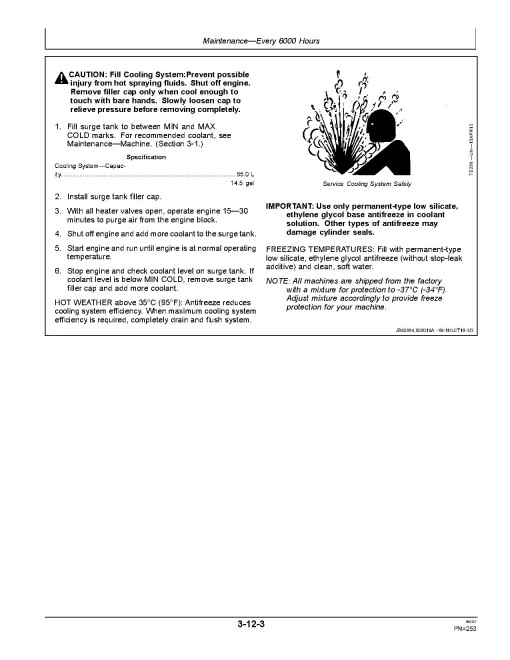 John Deere 870G, 870GP, 872G and 872GP Motor Graders (SN: F678818-680877) Operators Manual (OMT363021X19)